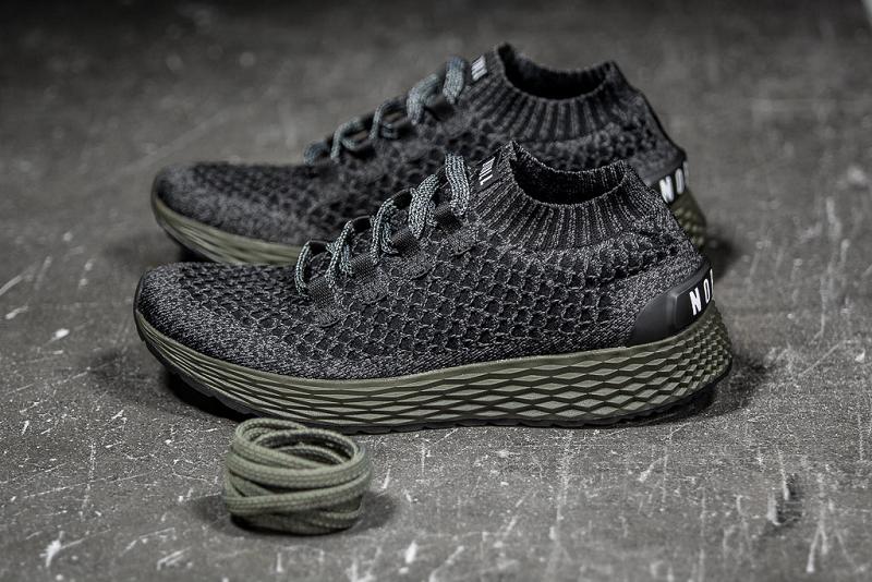 Nobull Ivy Knit Runner Men's Running Shoes Black | USA K1098O